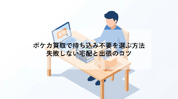 ポケカ買取で持ち込み不要を選ぶ方法|失敗しない宅配と出張のコツ